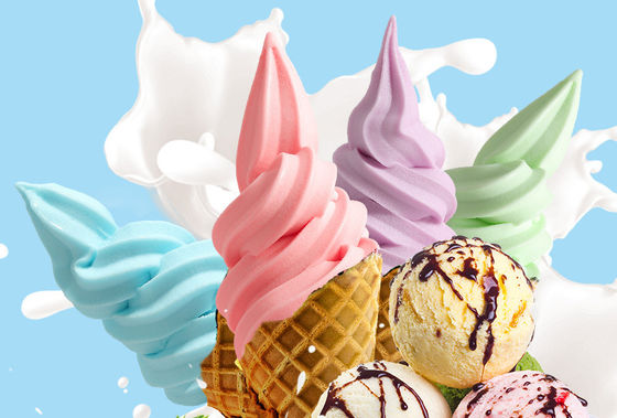 Delicious Soft Premixed Ice Cream Powder in Yellow or Cream with Long Shelf Life