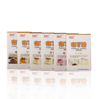 Delicious HALAL 1kg Bubble Tea Topping Pudding Powder In Chocolate Orange Flavor