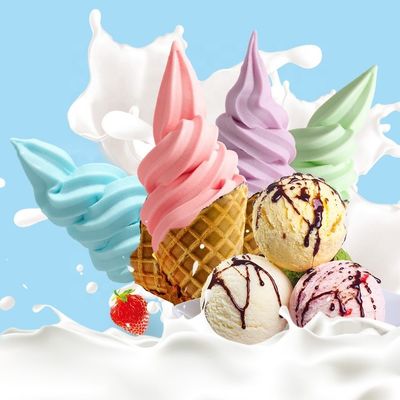 White Ice cream Milk Flavour Instant Powder In Soft Ice Cream Powder Mix