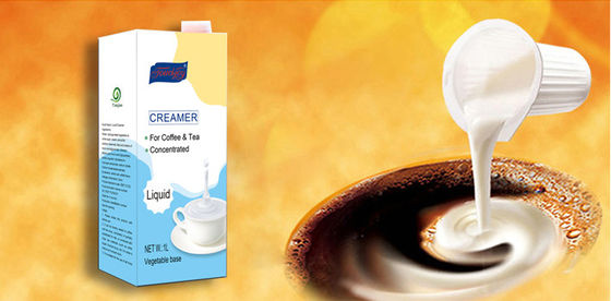 White Liquid Non Dairy Coffee Creamer with Shelf Life of 9 Months